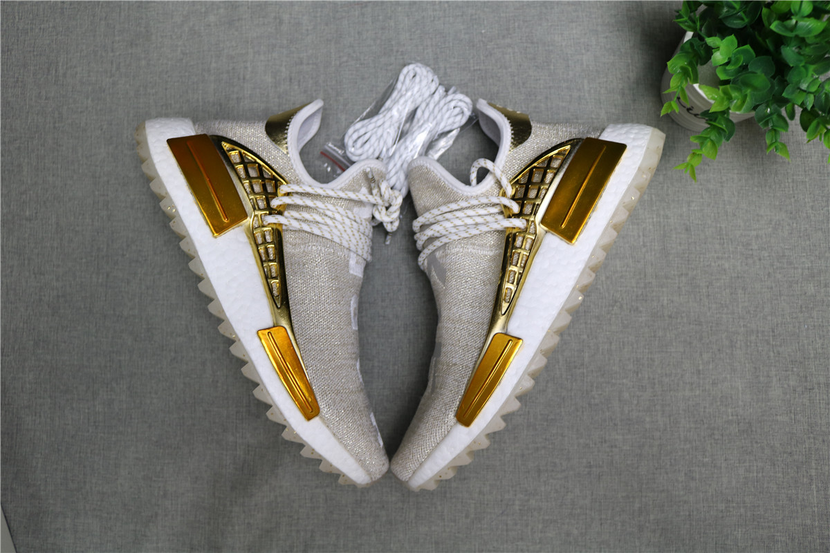 Adidas Pharrell NMD Hu China Pack Happy Gold