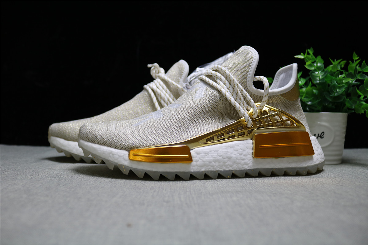 Adidas Pharrell NMD Hu China Pack Happy Gold