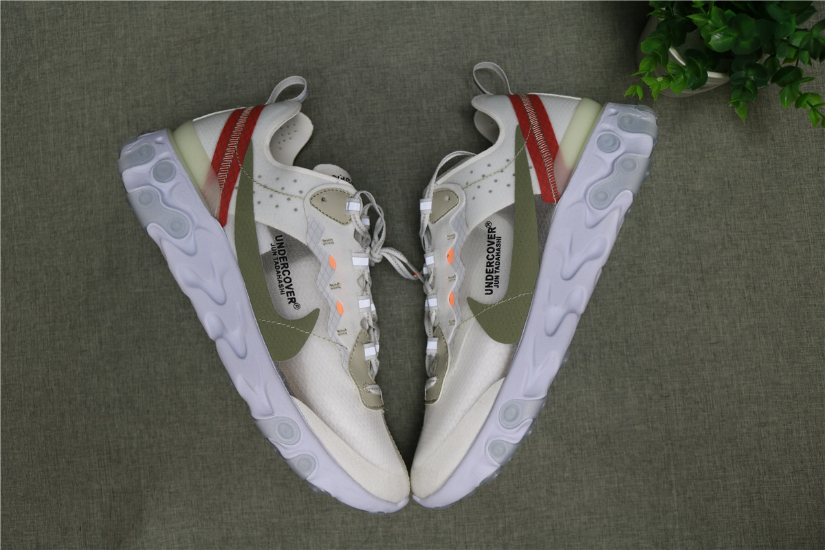 Nike Epic React Element 87 Sail Light Bone Undercover