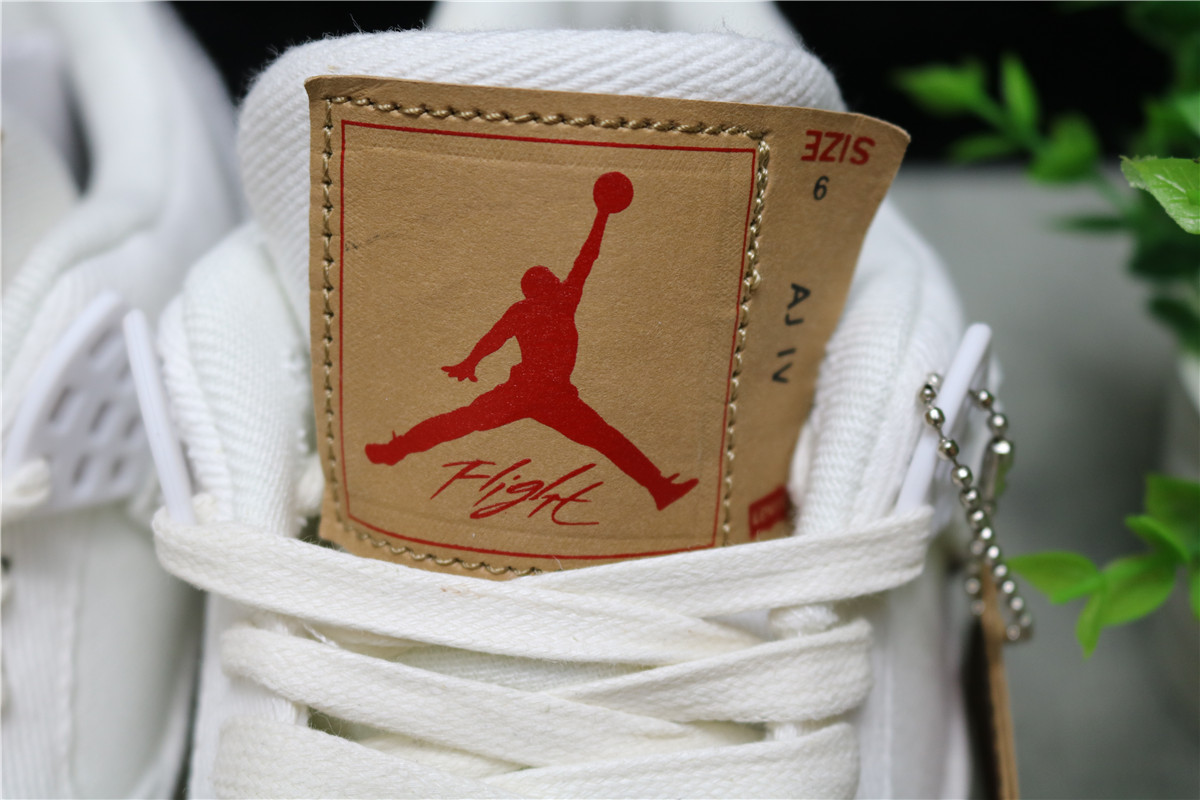 Jordan 4 Retro Levi\'s White Levi\'s