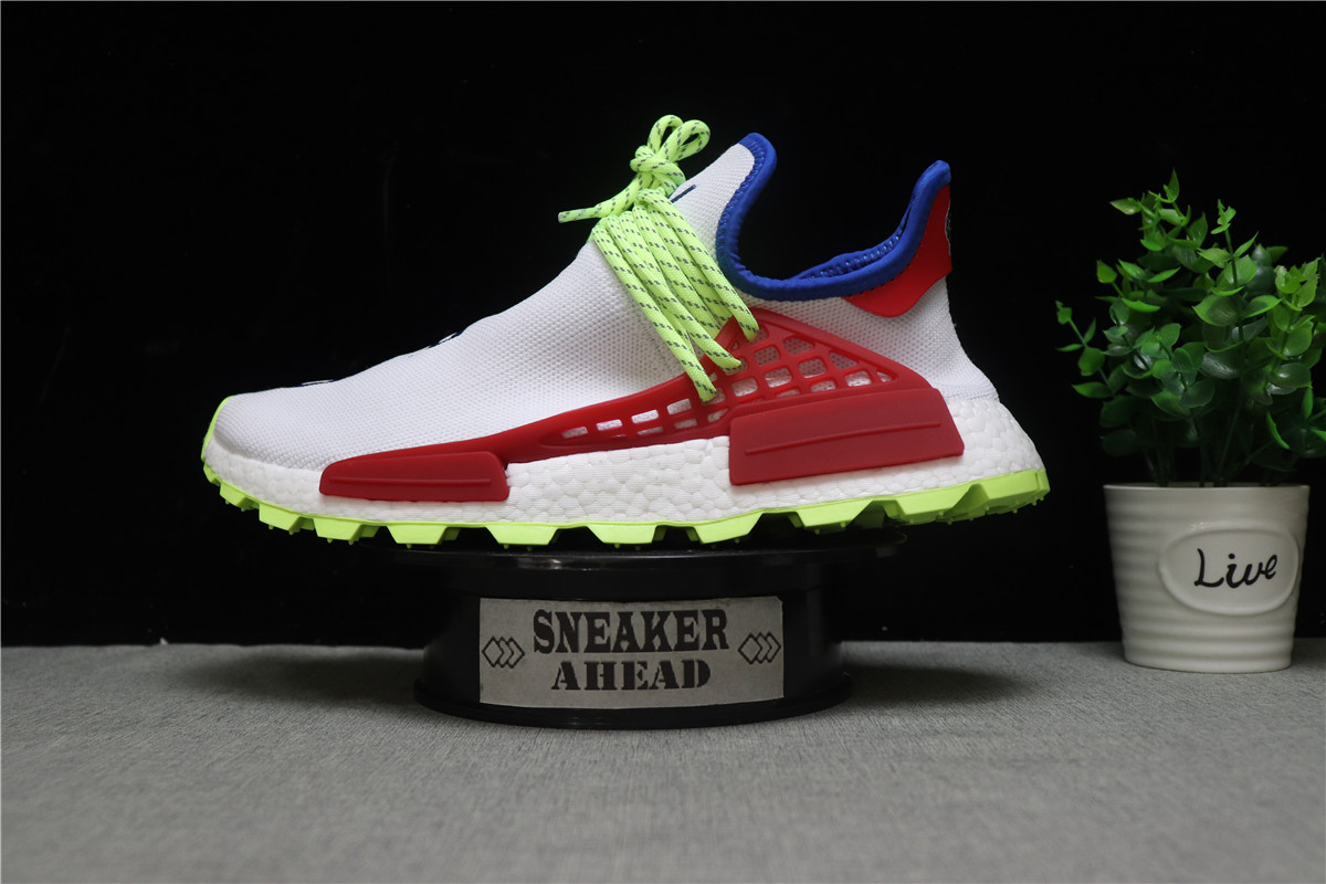 Adidas NMD Hu Pharrell Nerd Homecoming Scale Boost