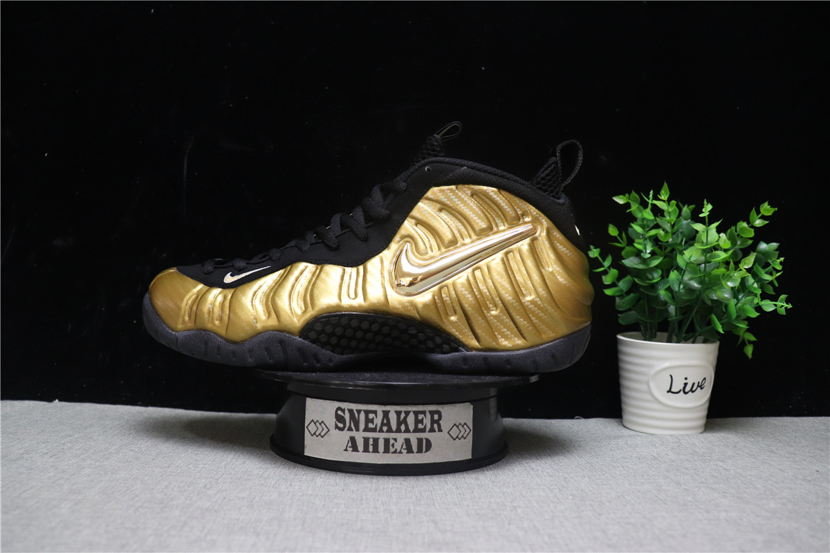 Air Nike Foamposite Pro Metallic Gold