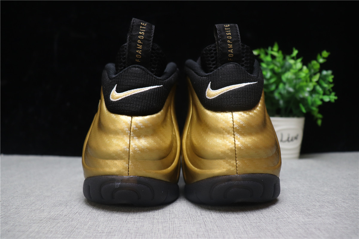 Air Nike Foamposite Pro Metallic Gold
