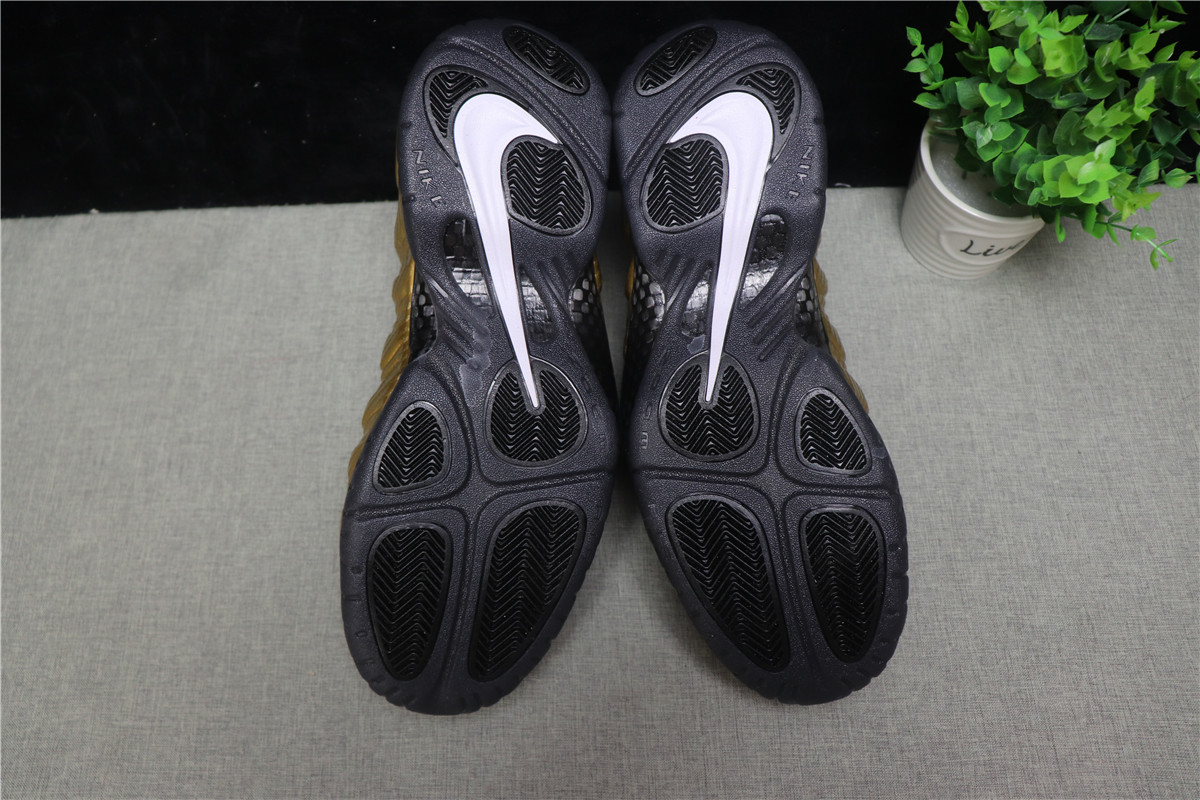 Air Nike Foamposite Pro Metallic Gold