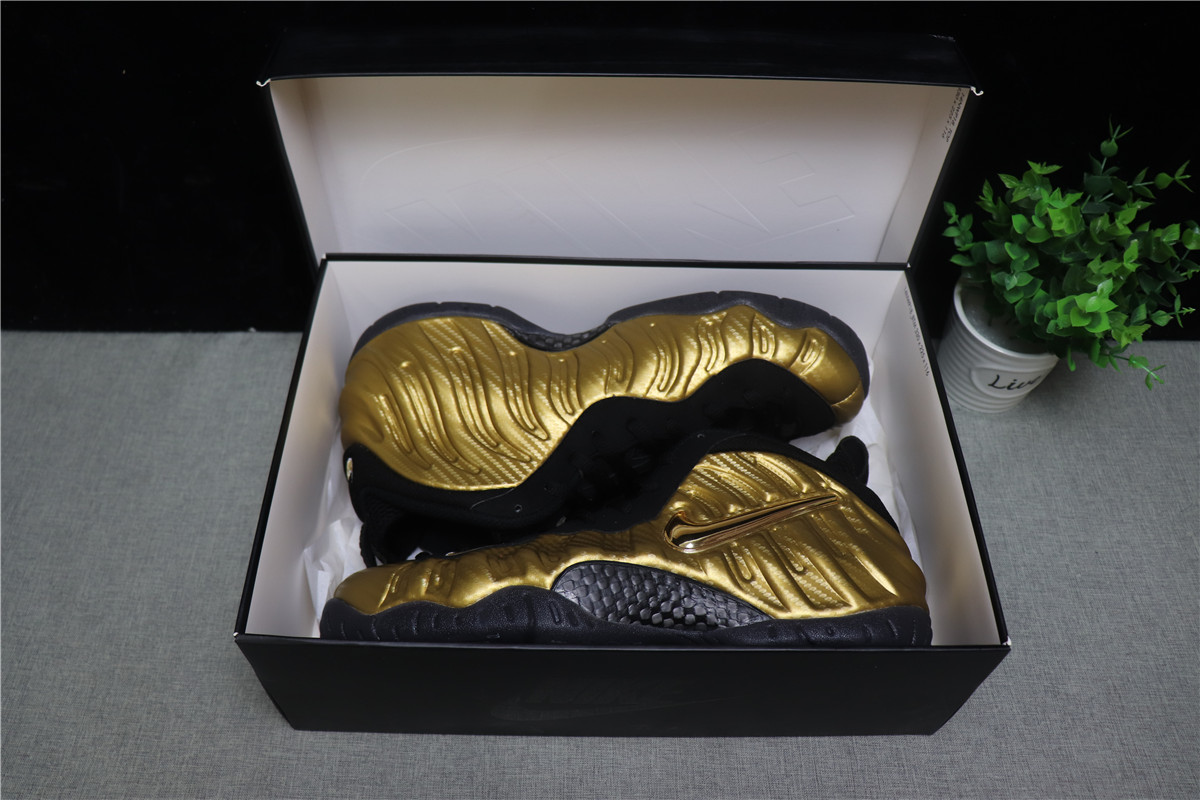 Air Nike Foamposite Pro Metallic Gold