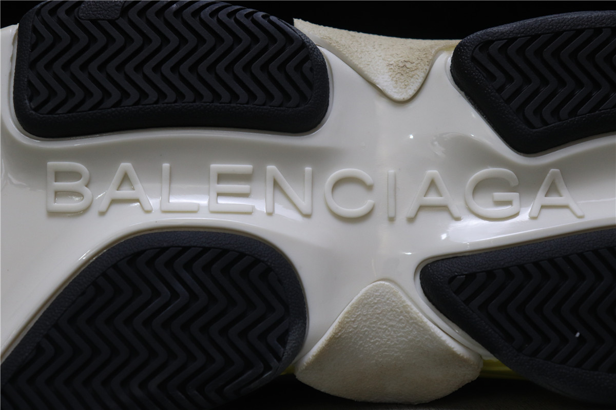 Belenciaga Triple S Blue Grey Yellow