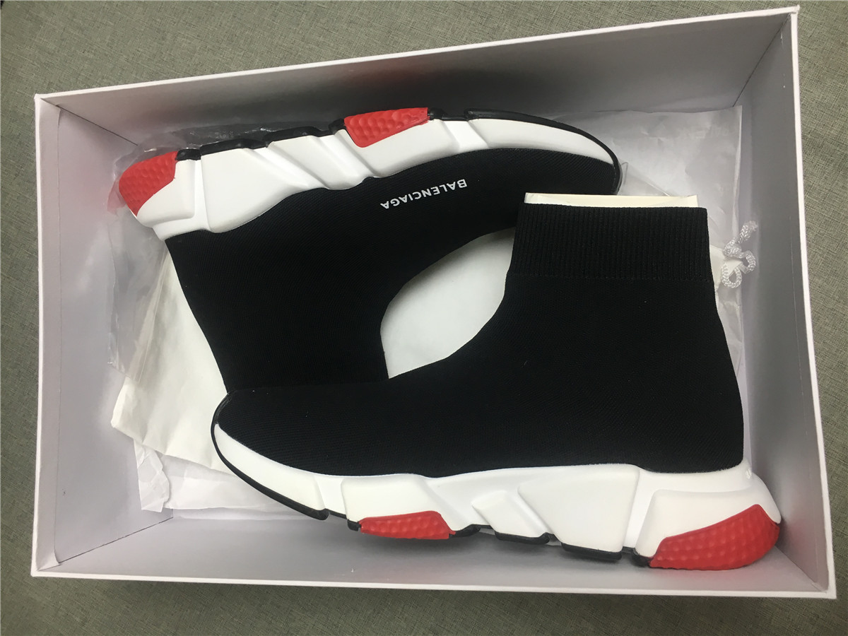 Balenciag Speed Trainer Black Red