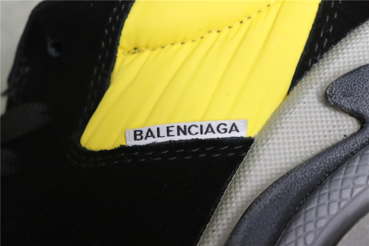 Balenciag Triple S Black Yellow