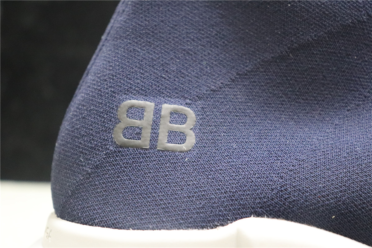 Balenciaga Speed Sock Dark Blue Red