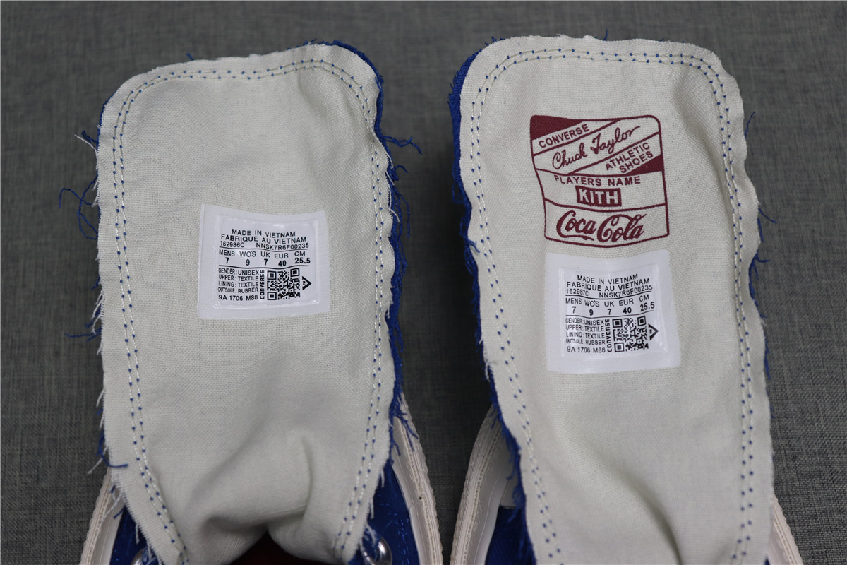 Converse Chuck Taylor All-star 70s Hi Kith X Coca Cola Blue