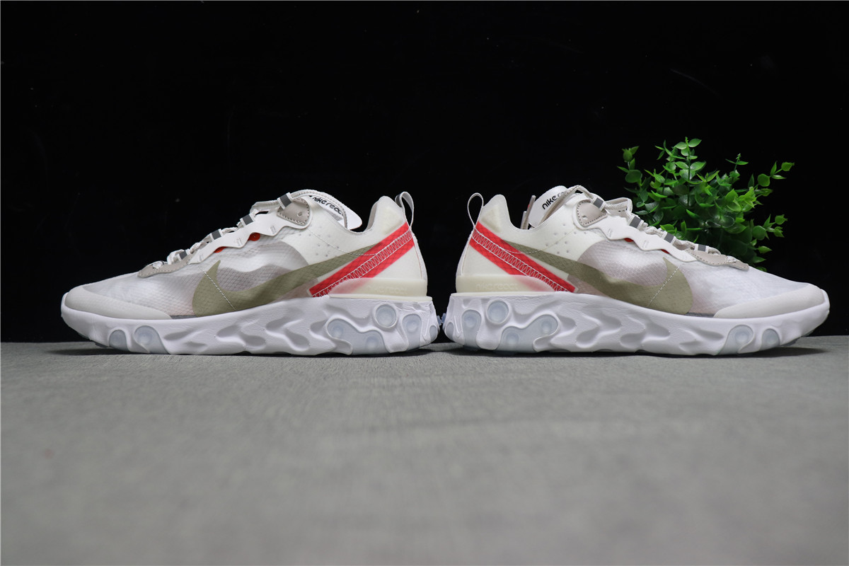 Nike React Element 87 Sail Light Bone