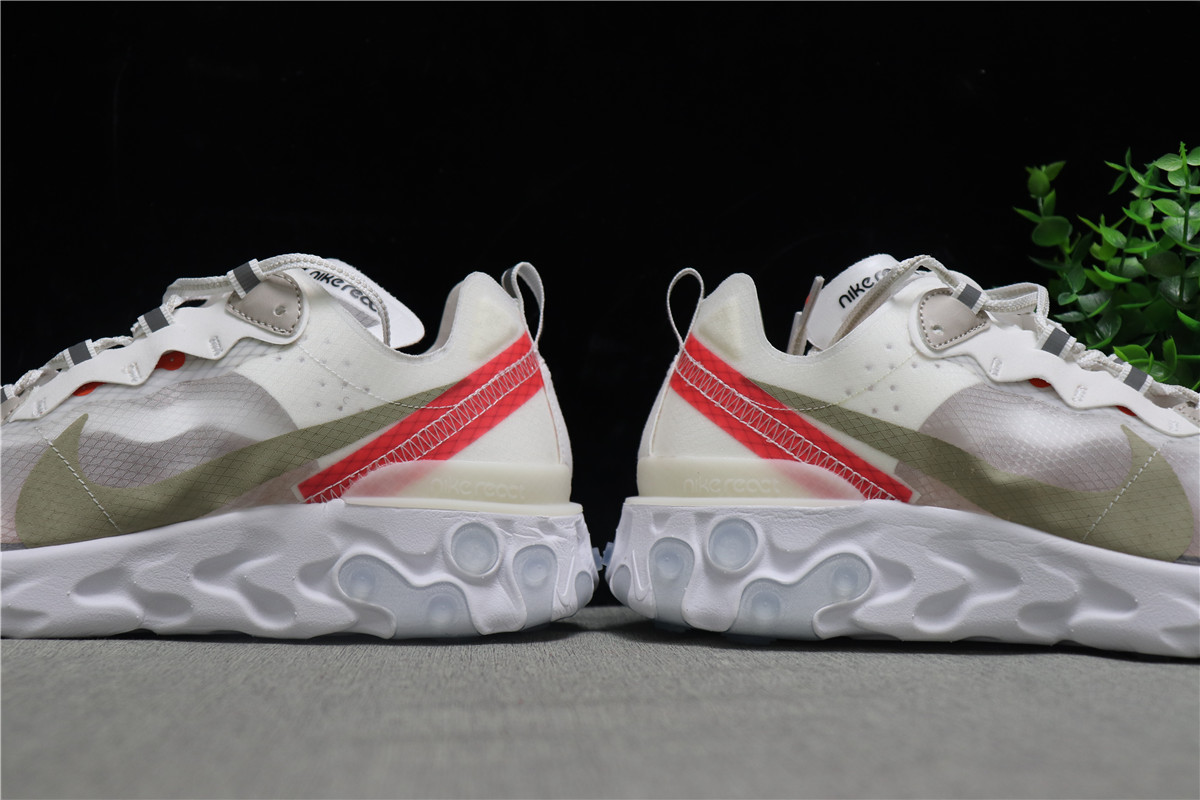 Nike React Element 87 Sail Light Bone