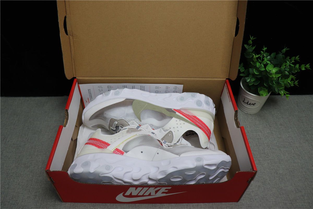 Nike React Element 87 Sail Light Bone