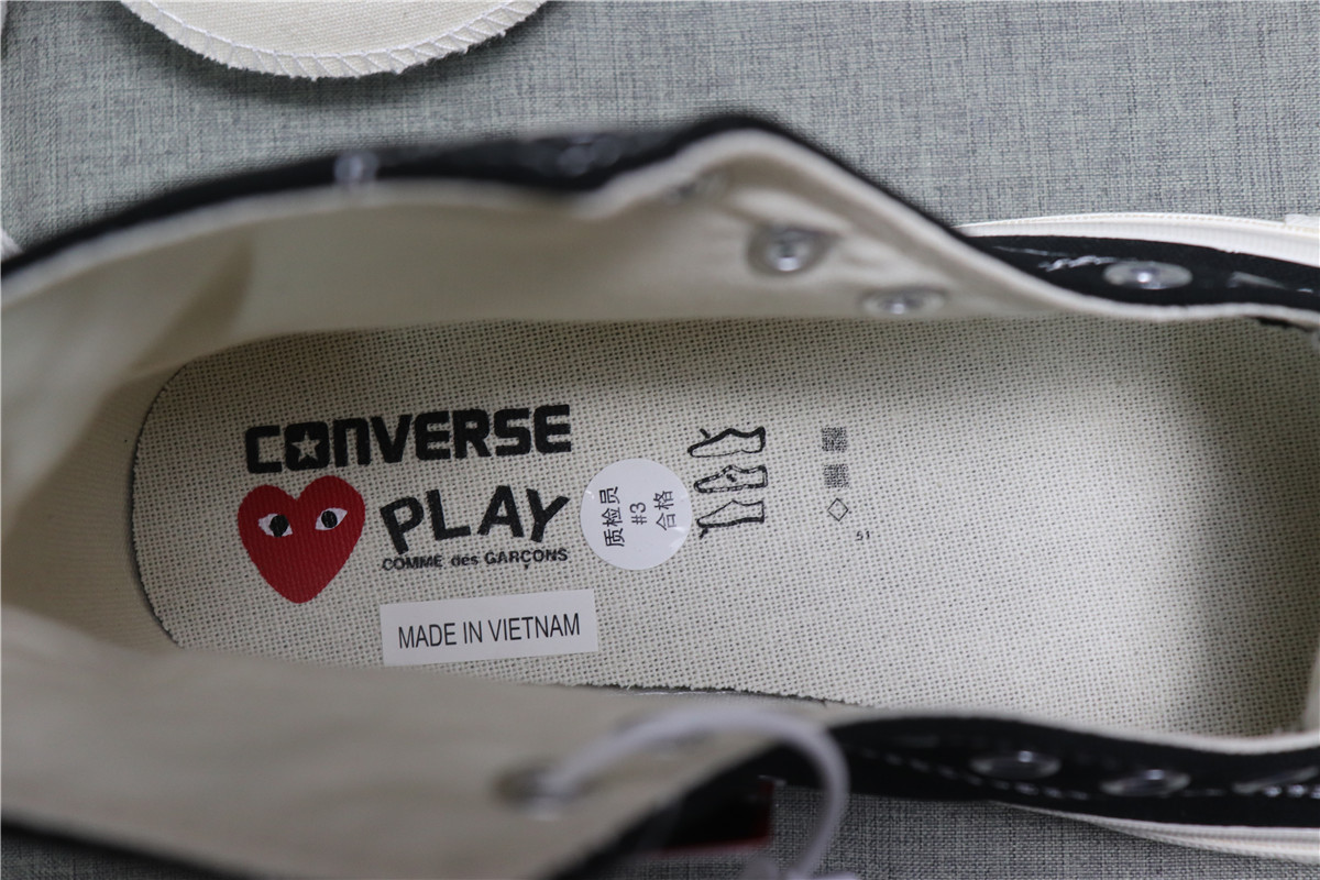 Converse Chuck Taylor All-star 70s Hi Cdg Play Black