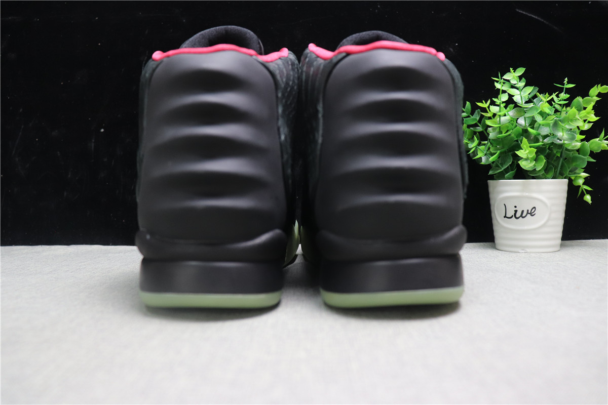 Nike Air Yeezy 2 Black Solar Red