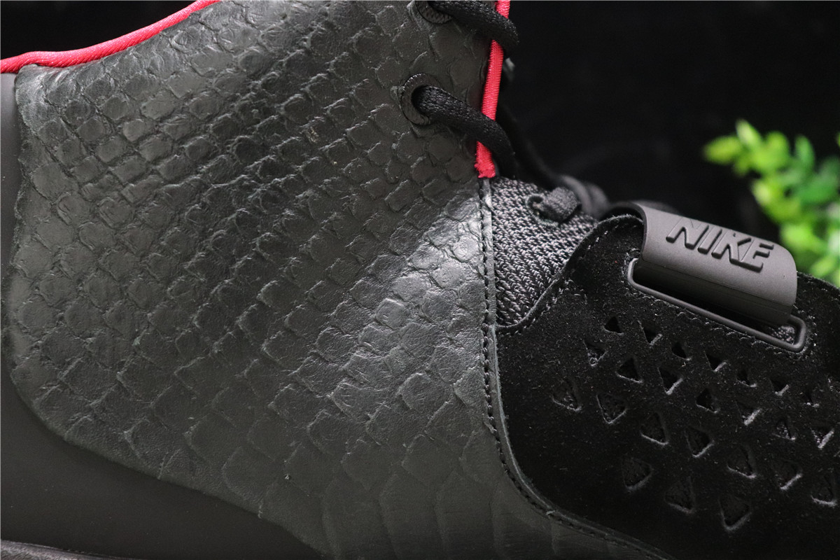 Nike Air Yeezy 2 Black Solar Red