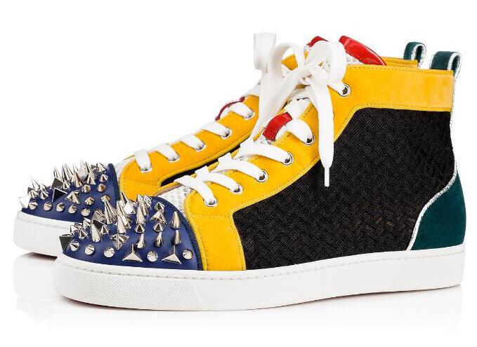 Christian Louboutin Black Yellow Purple (5 Working Days To Prepare)