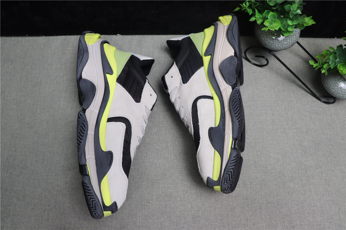 Balenciaga Triple S Triple Neon Yellow Grey
