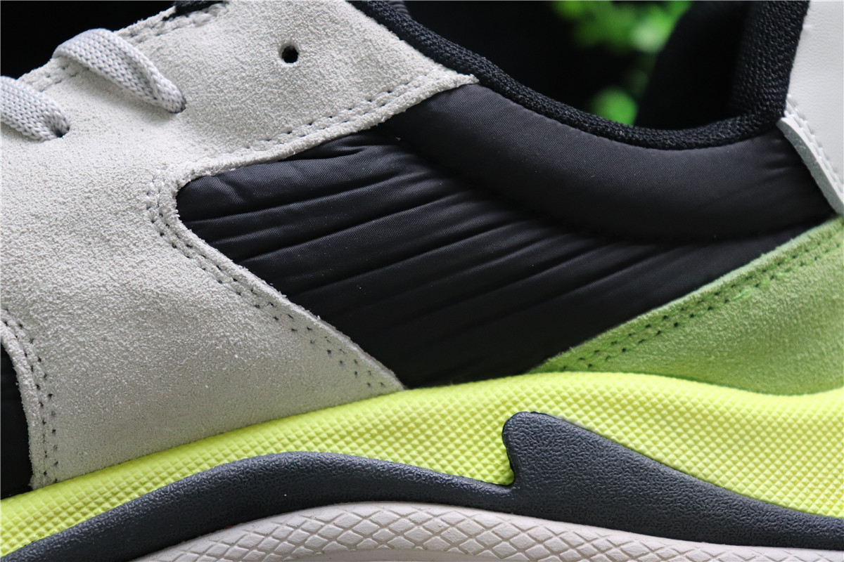 Balenciaga Triple S Triple Neon Yellow Grey