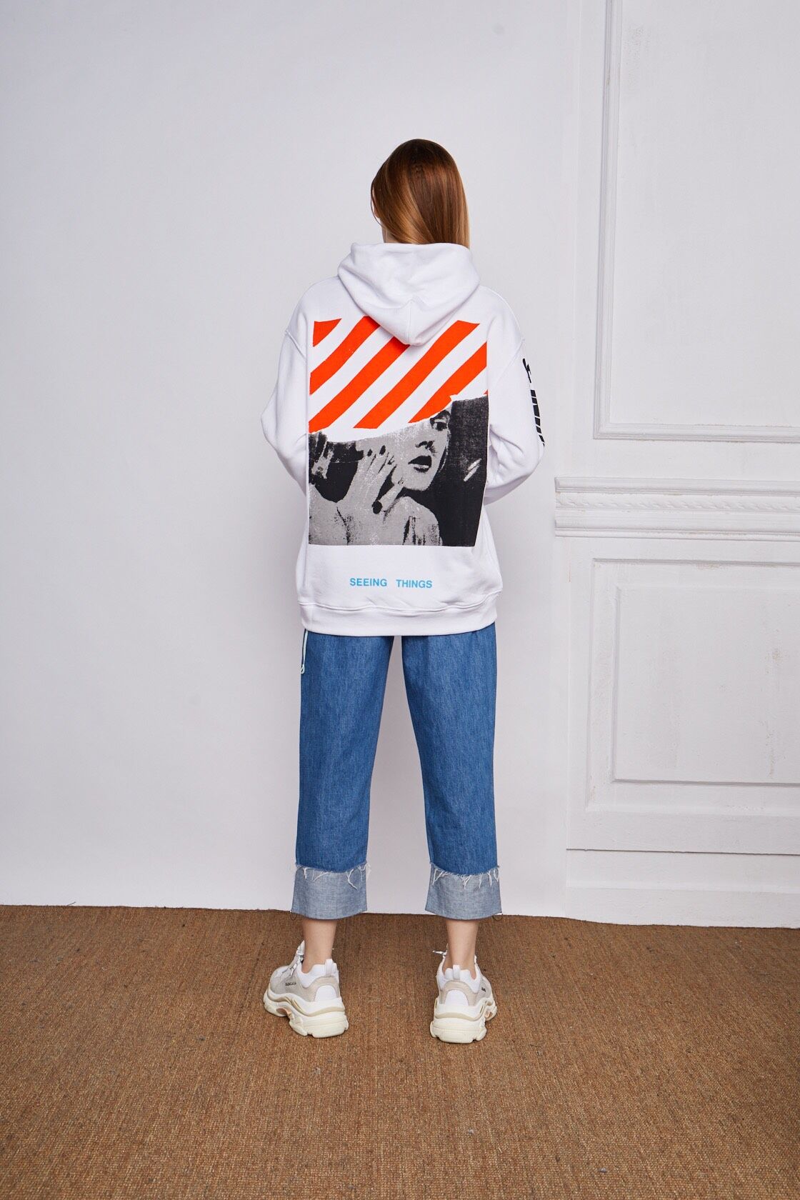 Off-white White 17ss Hoodie