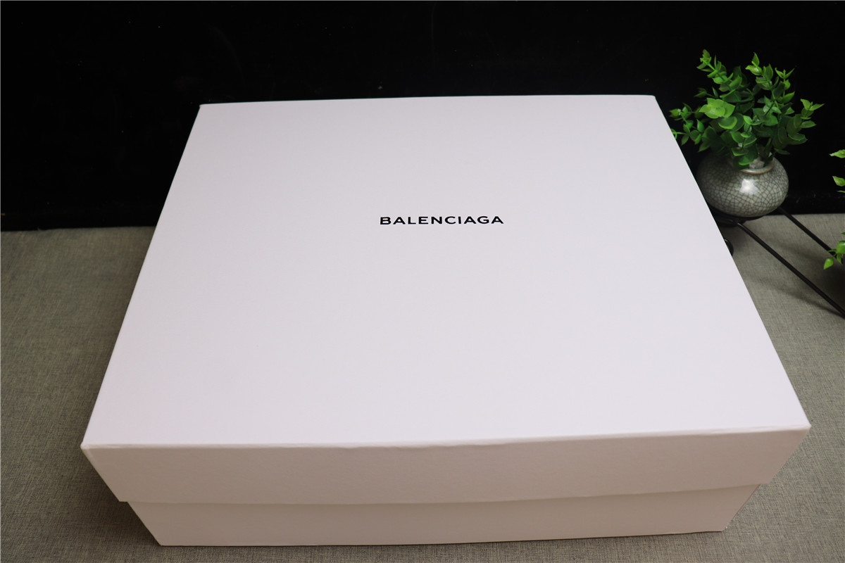 Balenciaga Blue Brown Triple S Trainer Sneakers
