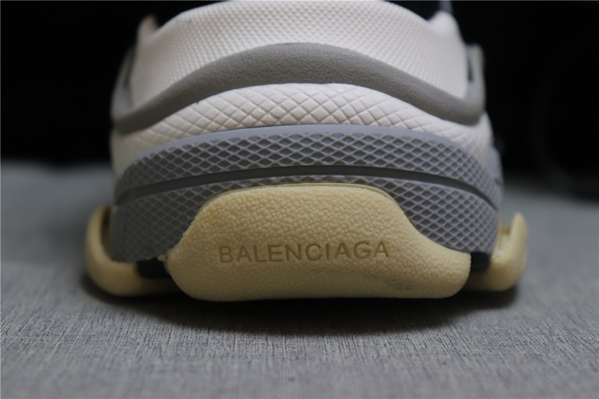 Balenciaga Triple S Trainer Sneakers Black White Grey
