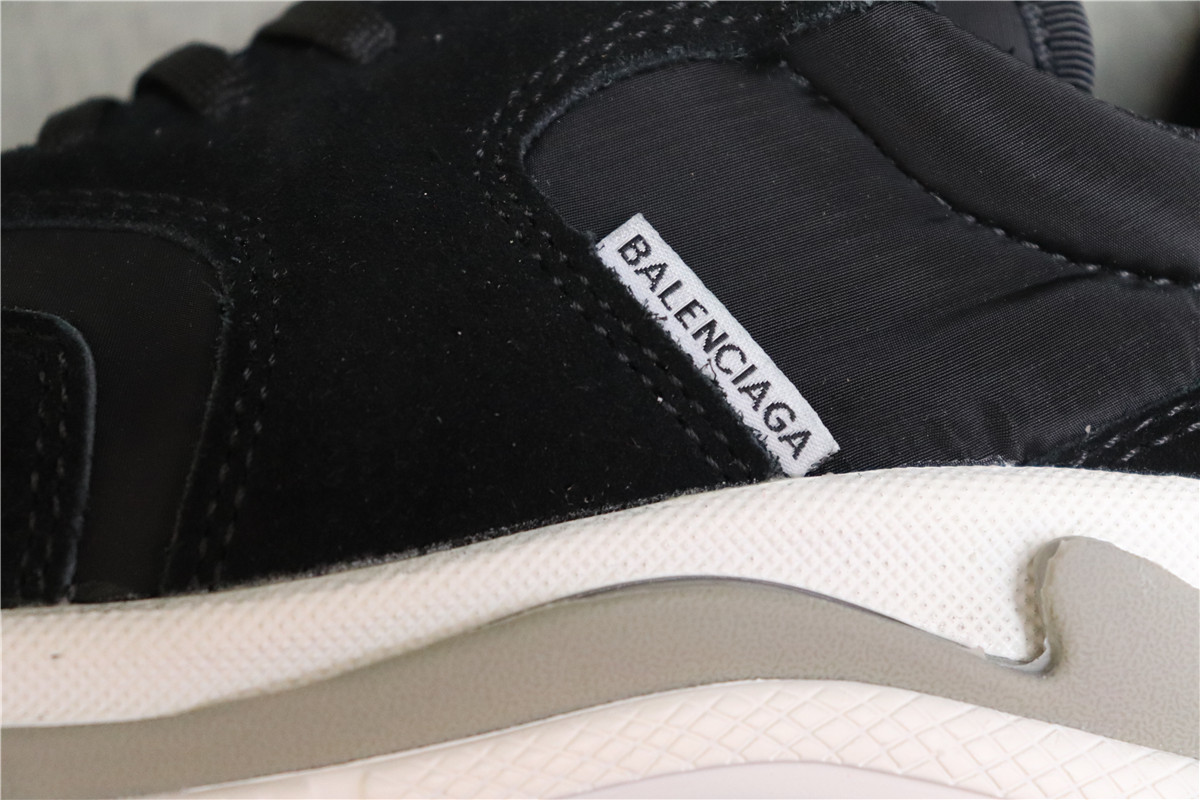 Balenciaga Triple S Trainer Sneakers Black White Grey