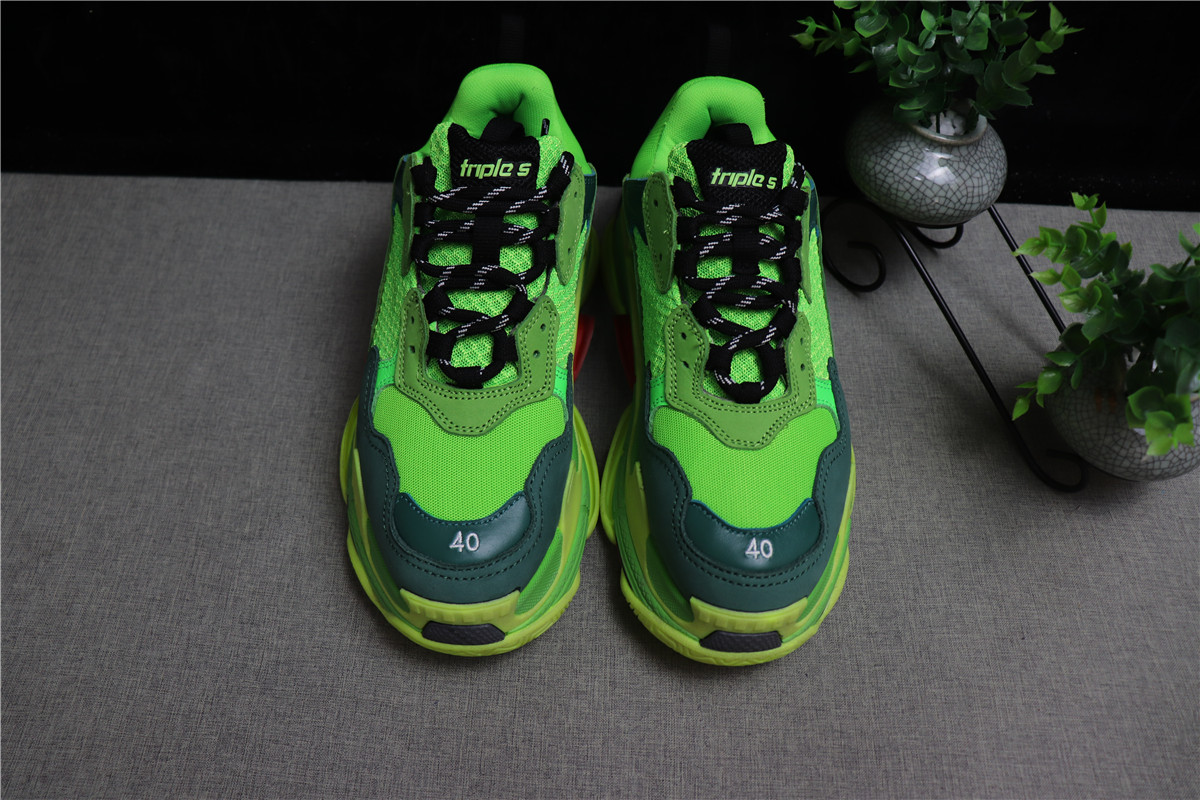Belenciag Triple S Lime Green