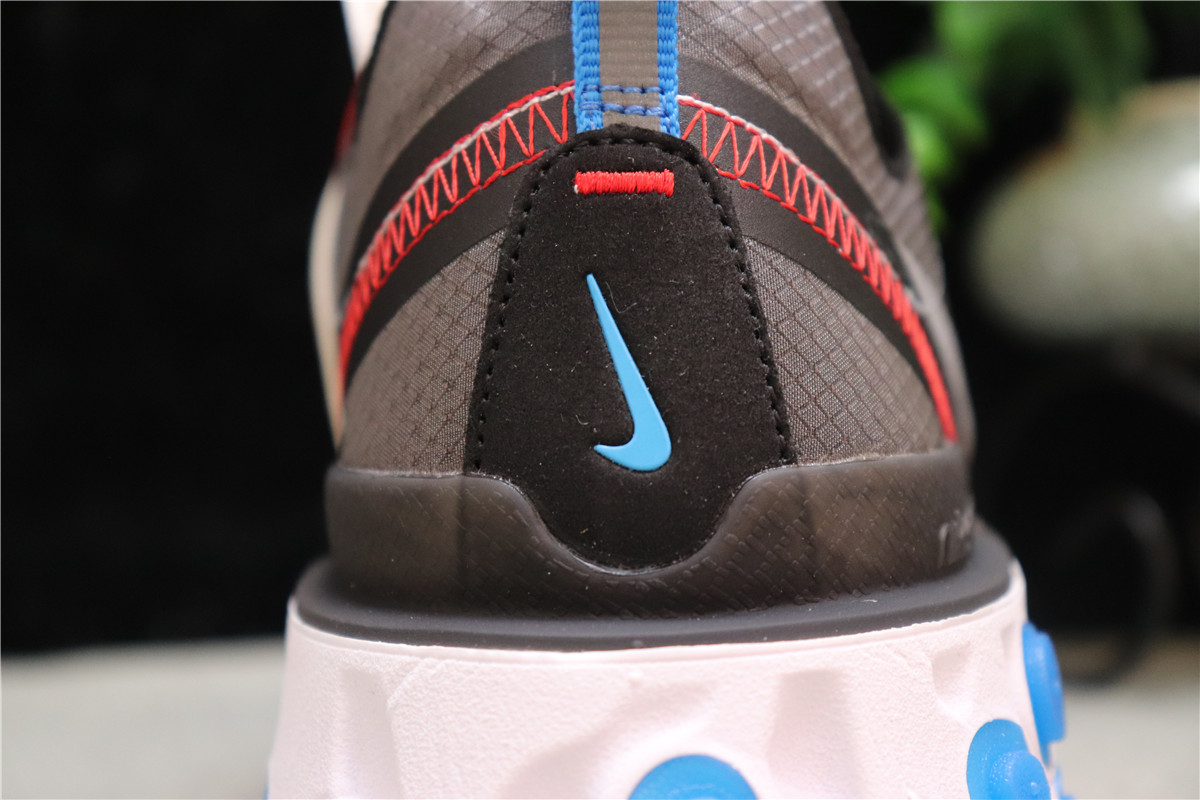 Nike React Element 87 Dark Grey Photo Blue