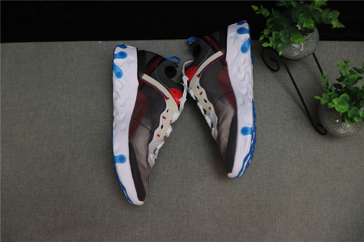 Nike React Element 87 Dark Grey Photo Blue