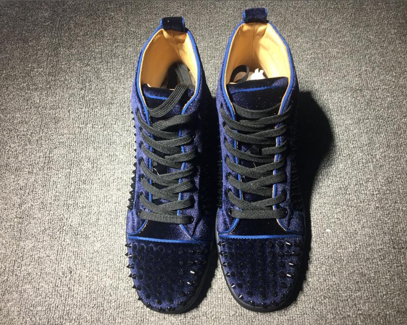 Christian Louboutin Purple Black Blue To Make By Hand (5 Working Days To Prepare)