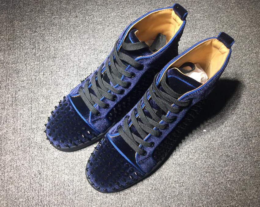 Christian Louboutin Purple Black Blue To Make By Hand (5 Working Days To Prepare)