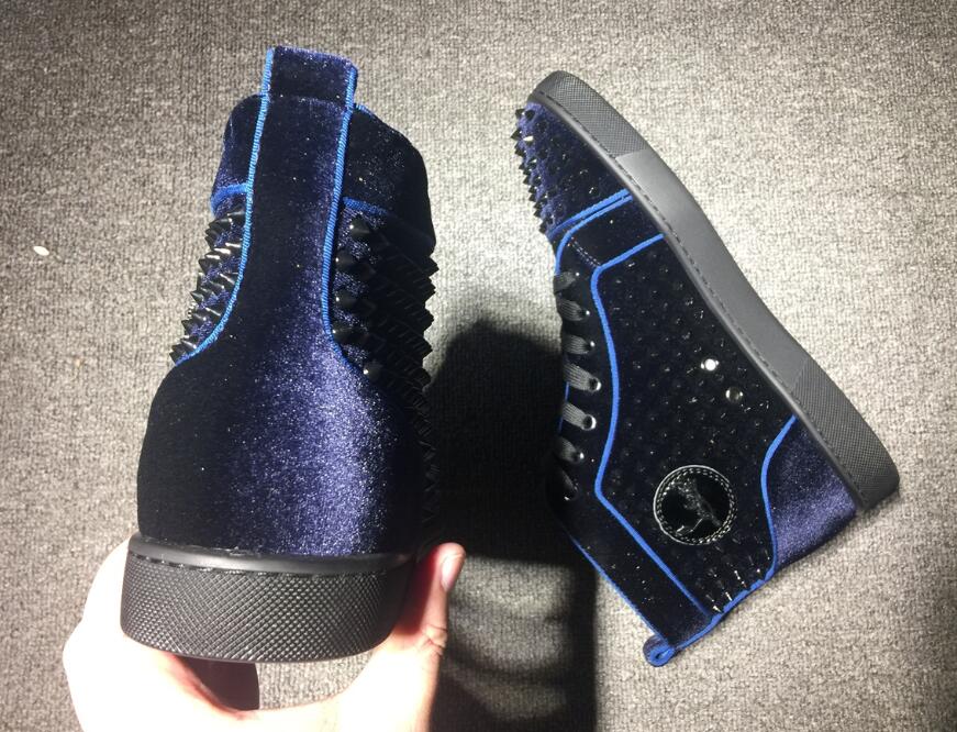 Christian Louboutin Purple Black Blue To Make By Hand (5 Working Days To Prepare)