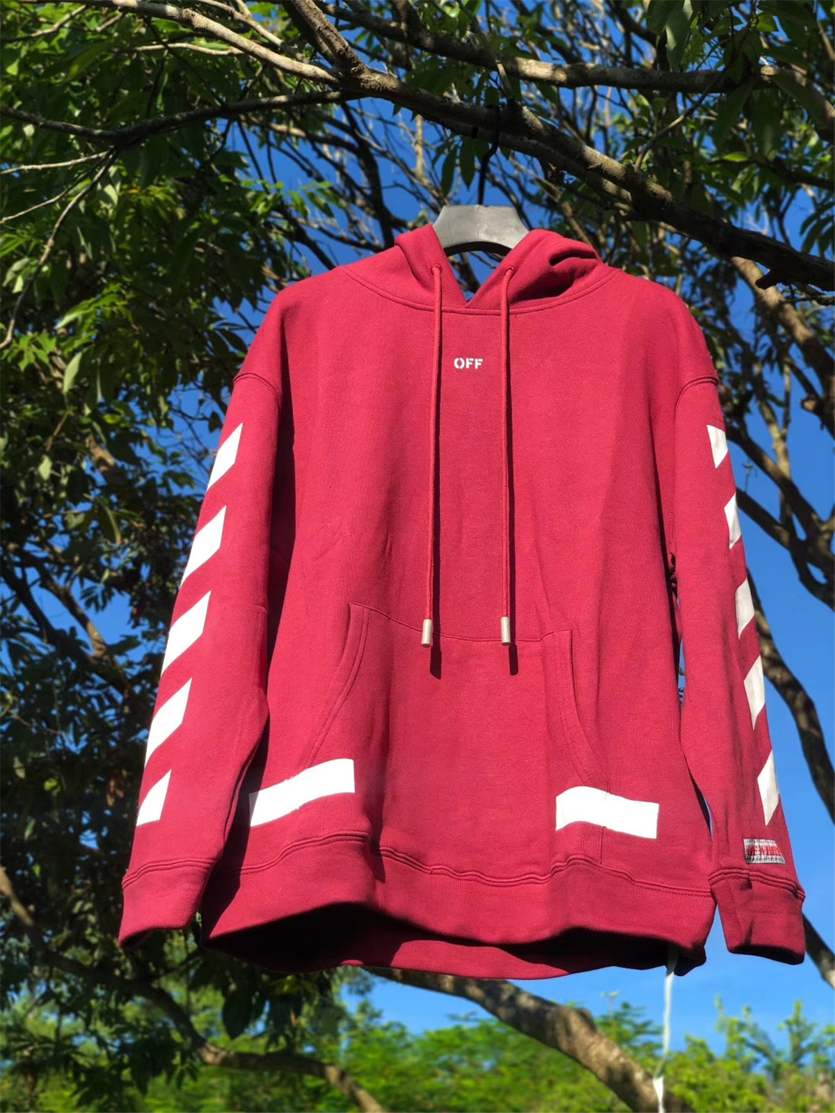 Off White 17fw Hoodie Red