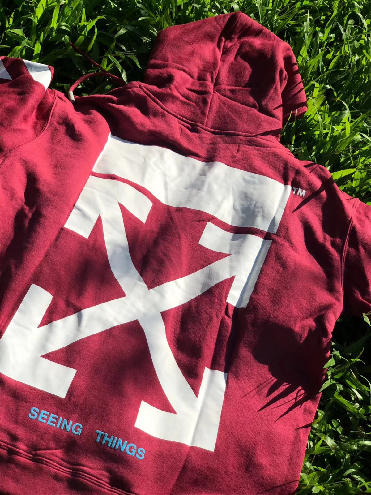 Off White 17fw Hoodie Red