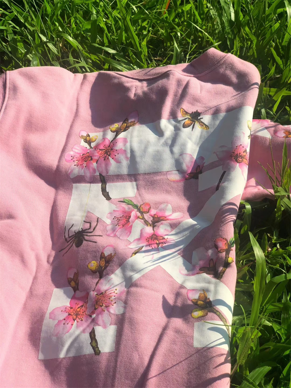 Off White OW Pink Long Sleeve