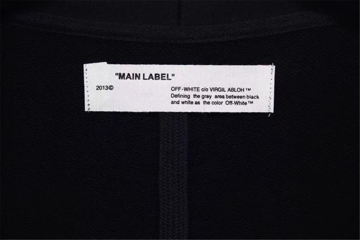 Off-white Cio Virgil Abloh 18 Ss Black