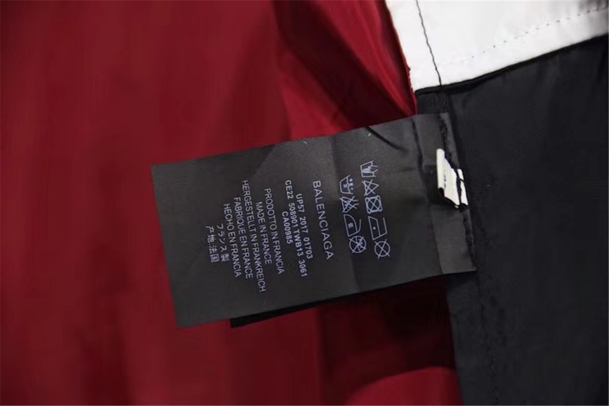 Balenciage 18ss Oversize Red Black White