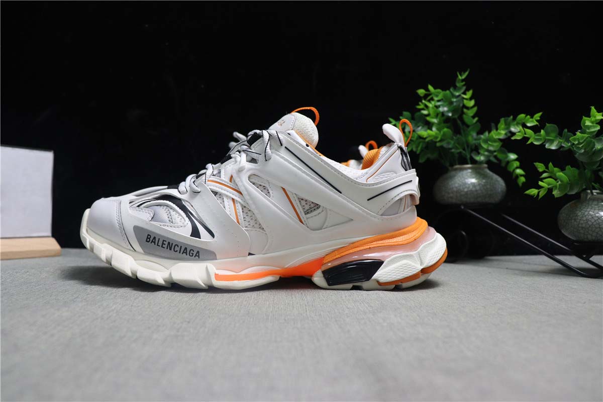 Belenciag Track White Orange