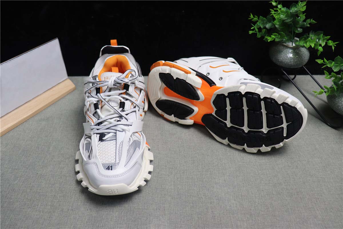 Belenciag Track White Orange