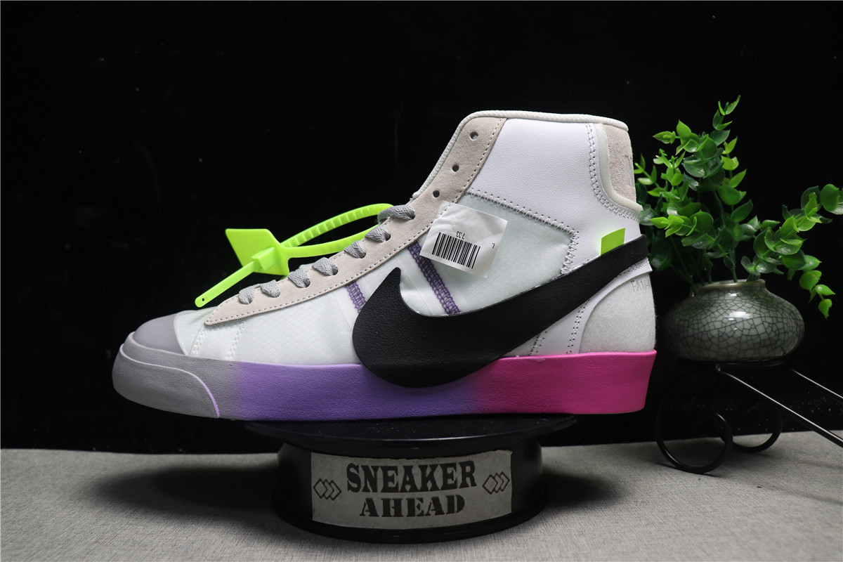 Nike Blazer Mid Off-white Wolf Grey Serena "Queen"