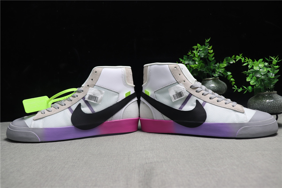 Nike Blazer Mid Off-white Wolf Grey Serena \"Queen\"