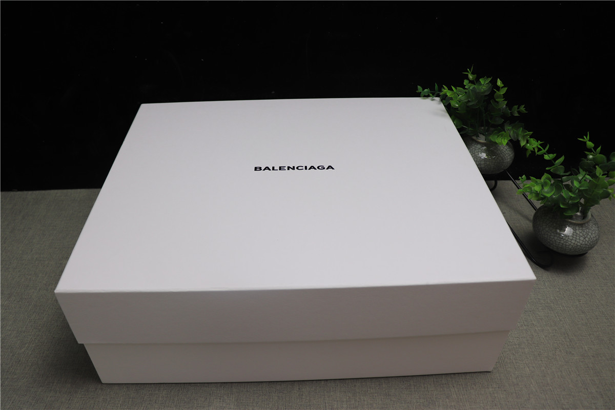 Balenciaga Triple S Trainer Sneakers White Purple