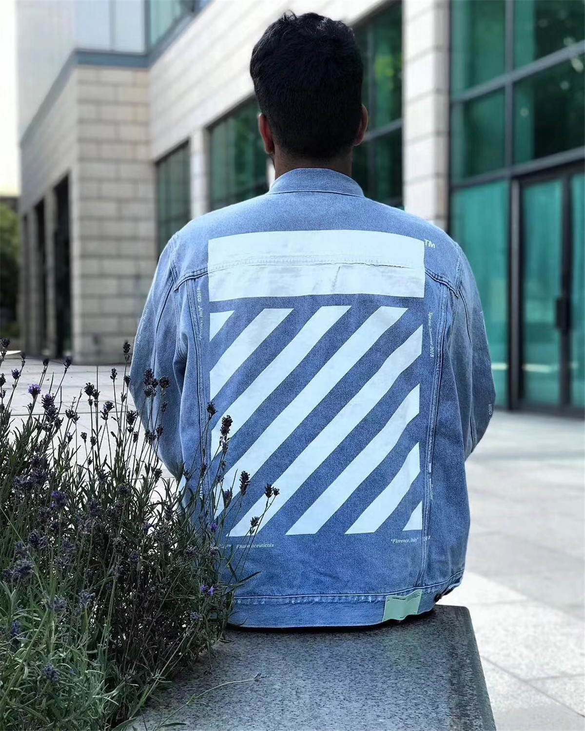 Off White OW Denim Jacket