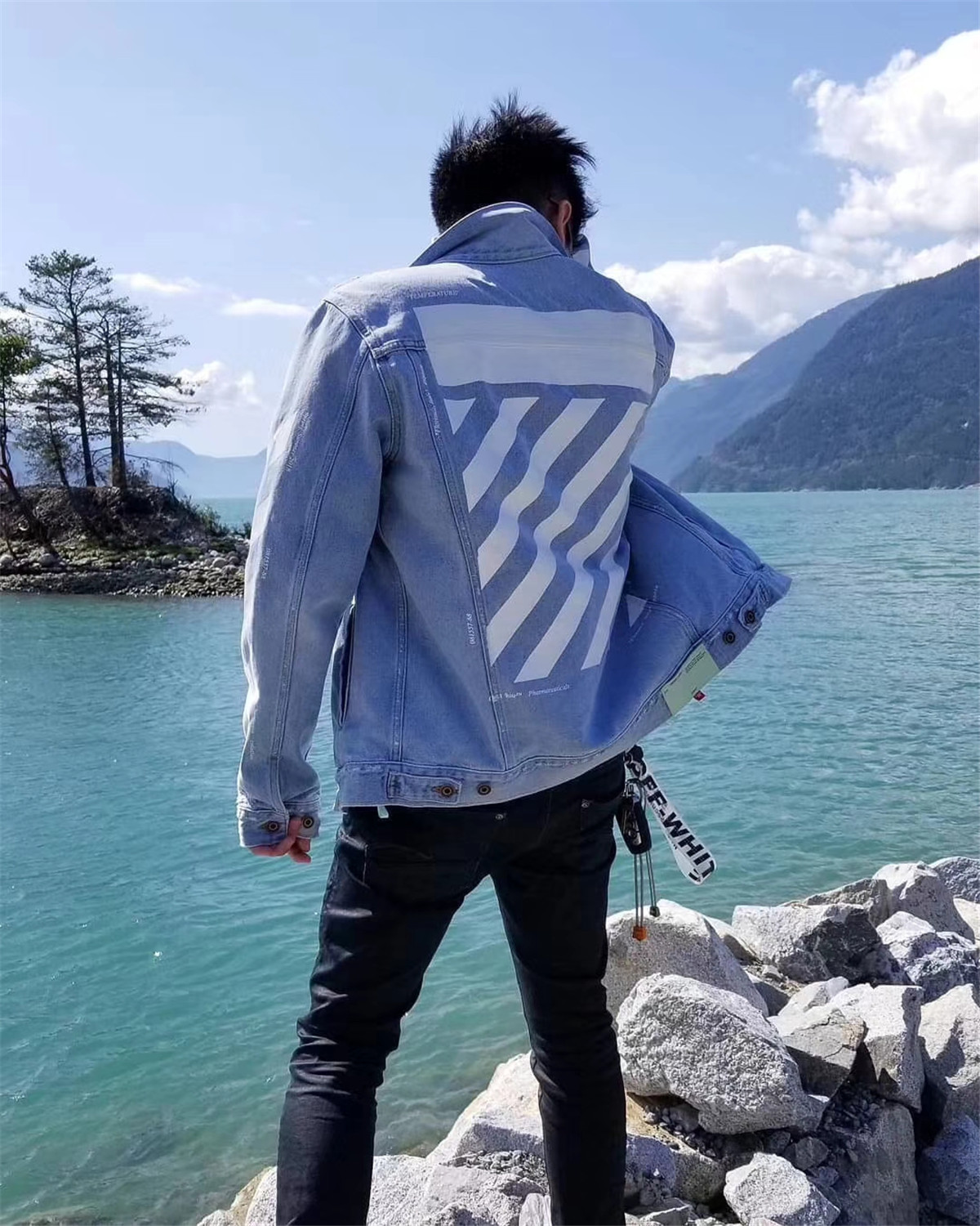 Off White OW Denim Jacket