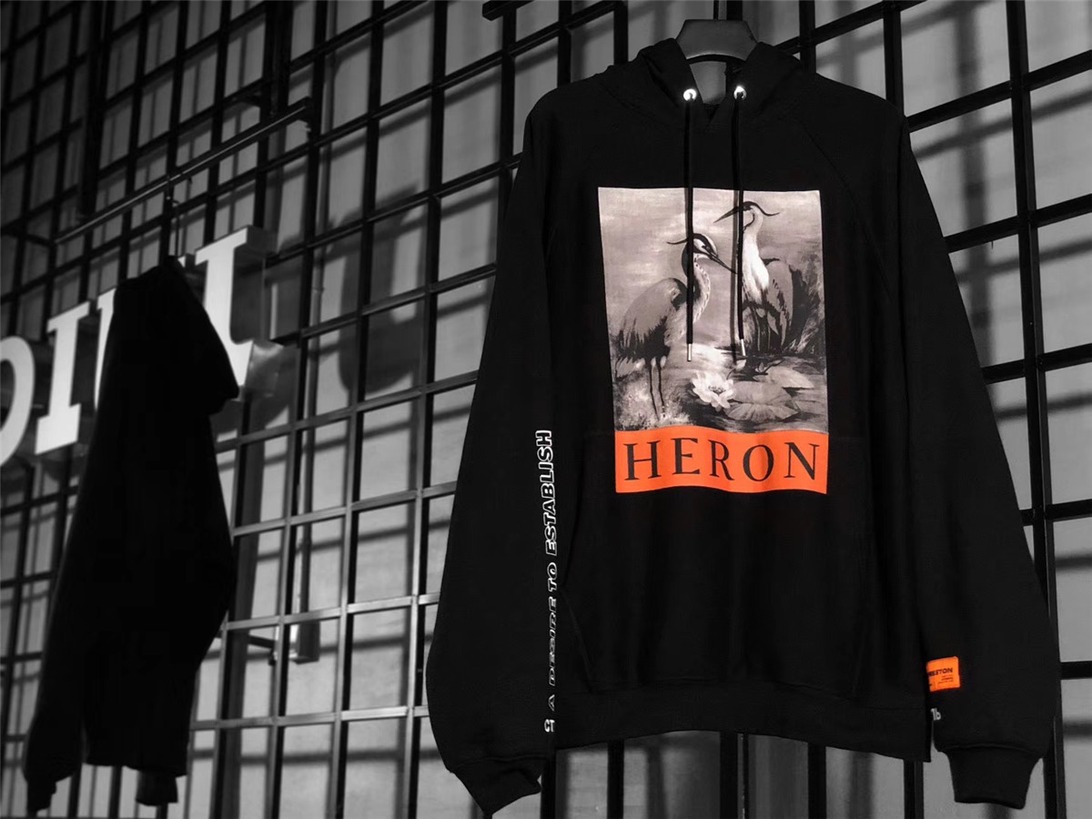 Off White Heron Preston 18fw Hoodies