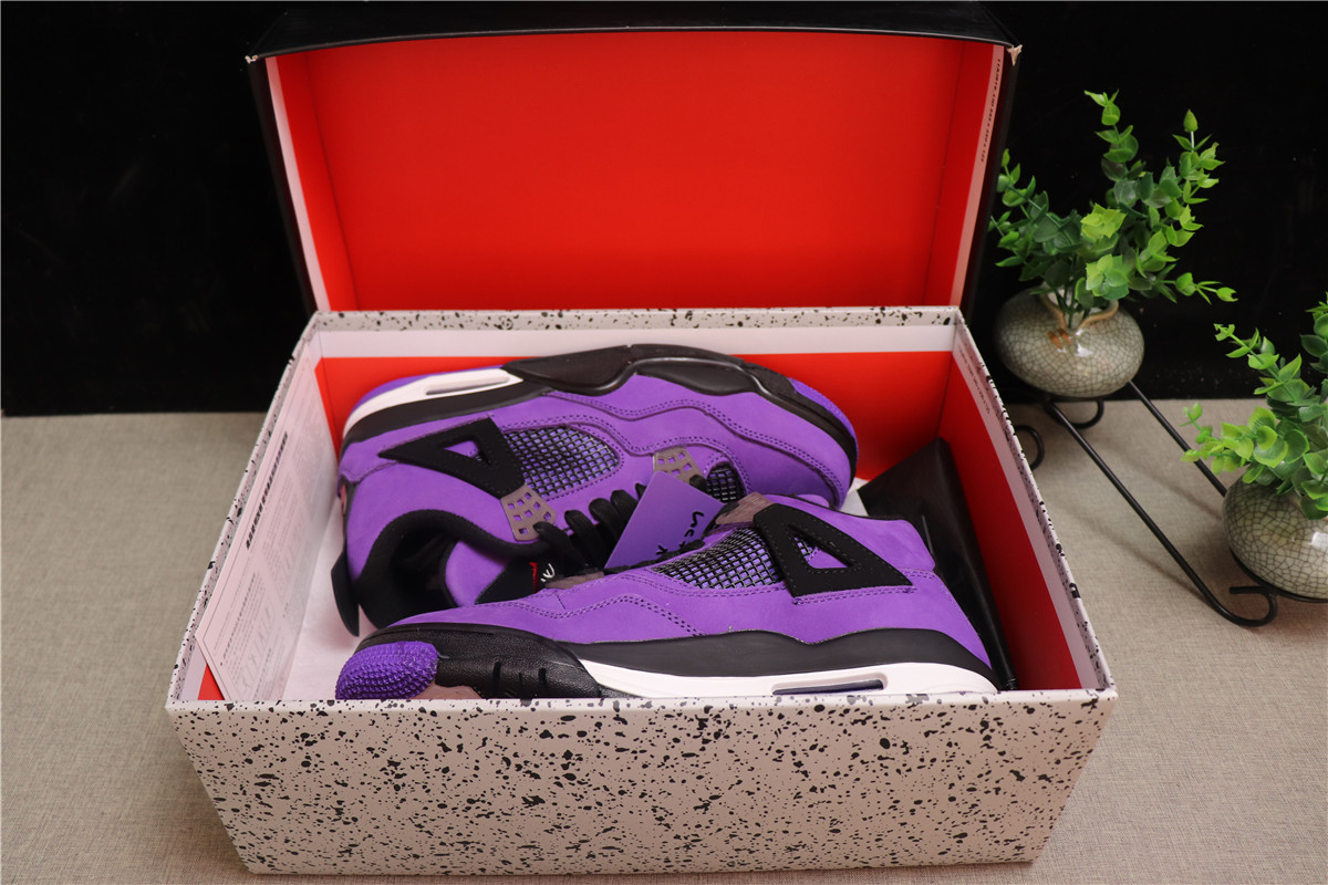 Air Jordan 4 Travis Scott Purple