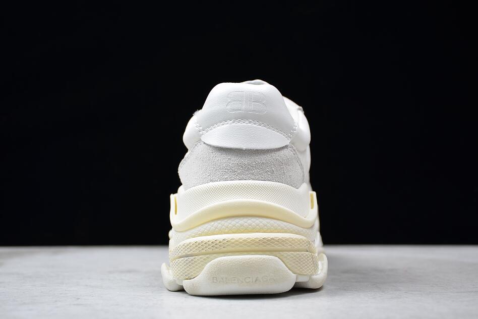 Belenciag Triple S White Ecru
