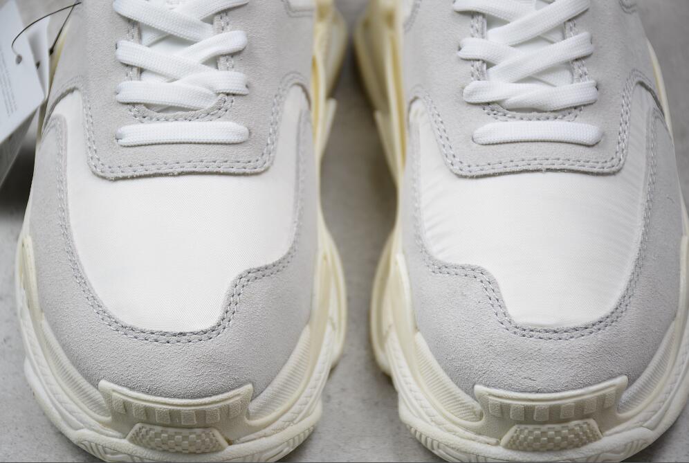 Belenciag Triple S White Ecru