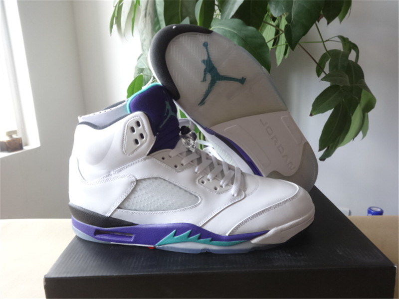 Authentic Air Jordan 5 Retro Grape
